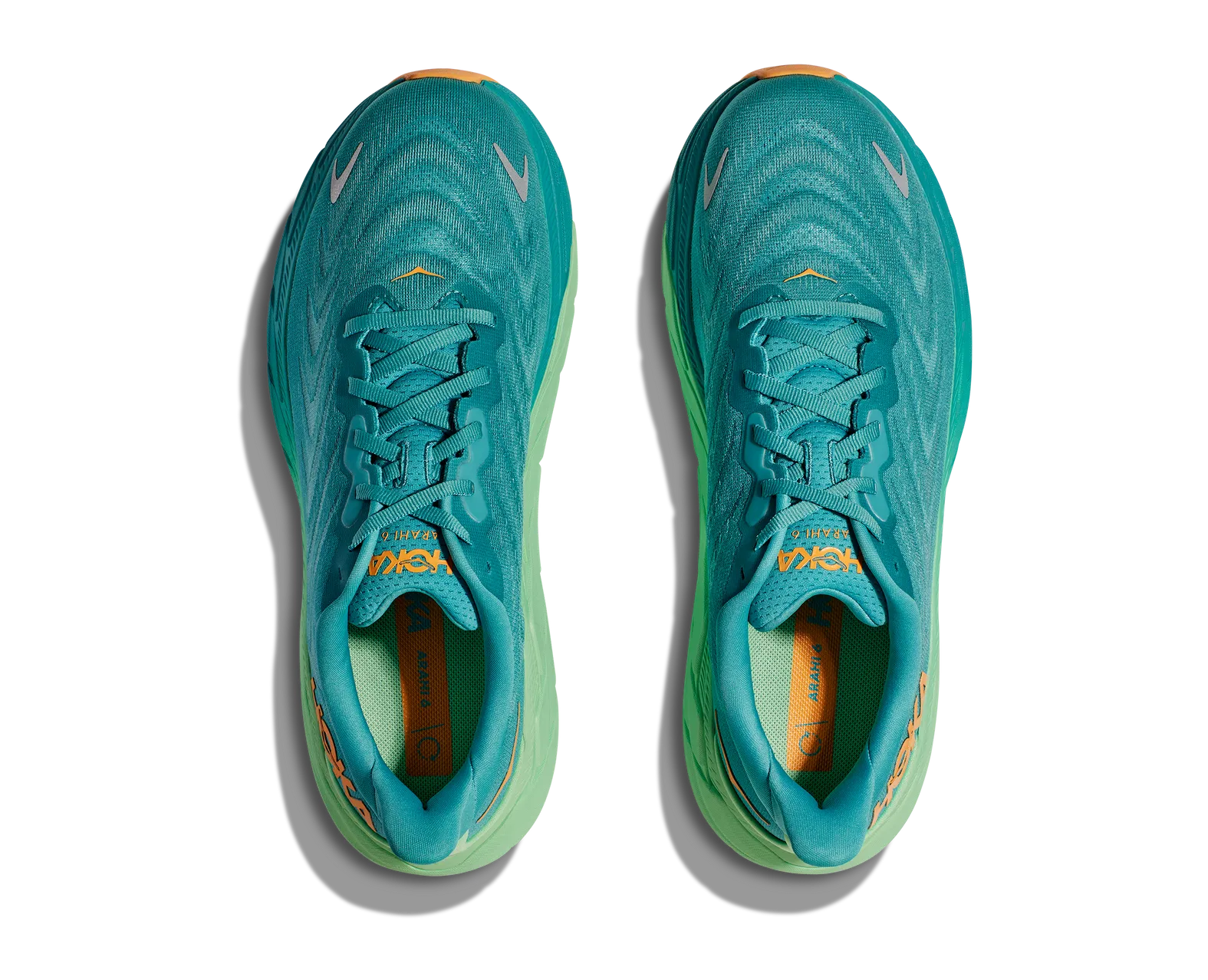 HOKA M ARAHI 6 Ocean Mist/Lime Glow display picture 1