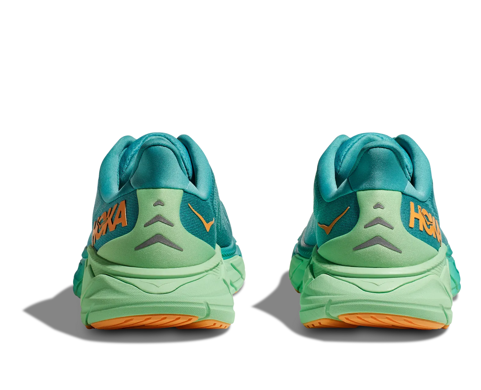 Hoka Arahi 6 Mens Running Shoes Blue Lime Green Stability Sneakers 11.5 D Cut in half: Hoka Arahi 6 Review | RunRepeat main image 4